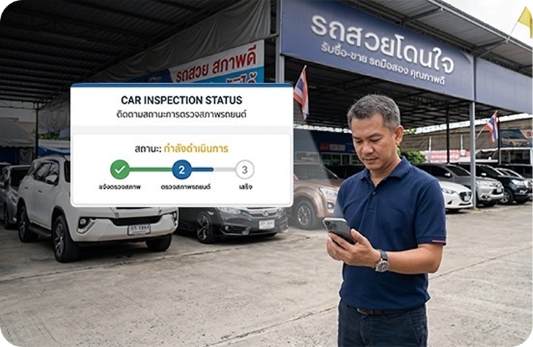 ติดตามสถานะการตรวจแบบเรียลไทม์